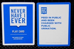 “NEVER HAVE I EVER THE GAME OF POOR DECISIONS” From INI Vintage 2019