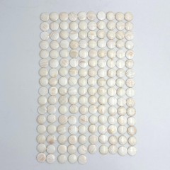 Genuine Japanese Clam Go Stones No 20-21 White & Black 5.5-6mm 174pcs