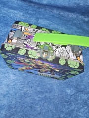 Teenage Mutant Ninja Turtles 5.5″x3.5″ 3D Metal Lunch Box empty NO pieces