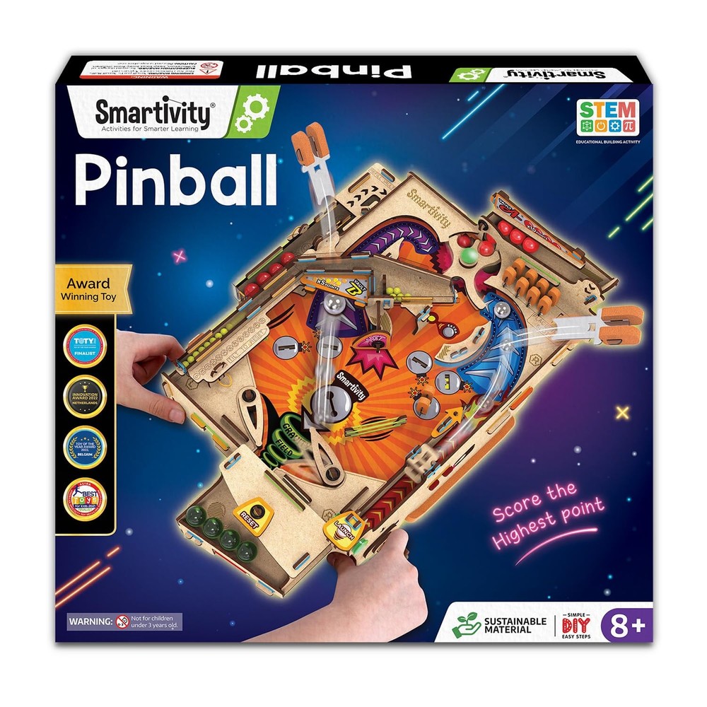 DIY Pinball Machine for Kids 8-14 Years Old | Global Award Winning Arcade Gam…