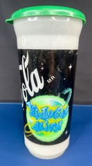 Crazy Bones Hielocos Coca-Cola Alien 32oz Promotional Glow-in-the-Dark Cup
