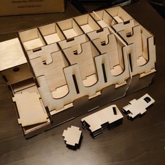 Wingspan Board Game Organizer Laser Cut