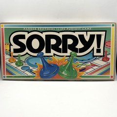 Vintage 1992 Sorry! Board Game – Parker Brothers – Complete in Original Box