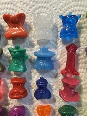 Vintage Gogo’s Crazy Bones Huge Mixed Lot Figures Gogo Toys Go Go Rare Glitter