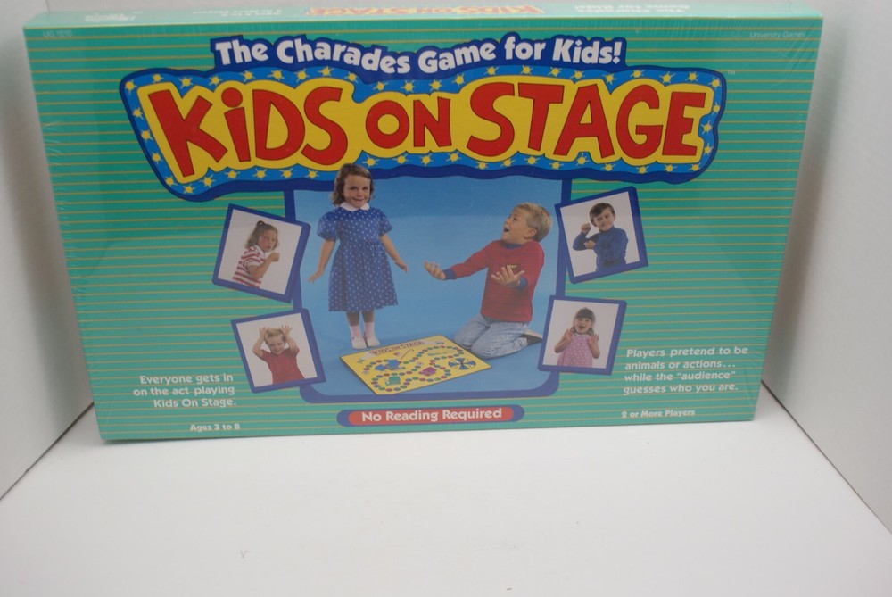 Kids On Stage The Charades Game For Kids Ages 3 to 8 for 2 or More Players