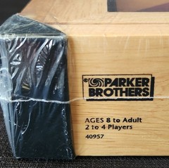 NEW Official SCRABBLE Parker Bros Nostalgia Edition Wooden Box Board Game Sealed