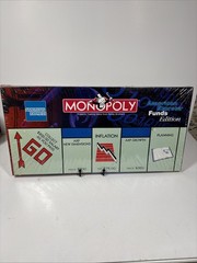 Monopoly American Express Funds Edition Hasbro 2000 USAopoly NEW SEALED OOP Vtg