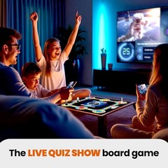 Engaging 2026 Edition TV Quiz Board Game | For 2-24 Players | 60 Minutes of Fun!