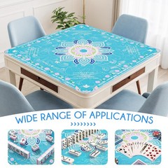 Mahjong Mat for Table 32.4”x32.4”, Rolled Shipping, No Creases Mah Jongg Ma…