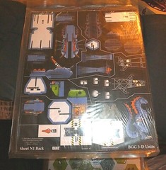 Ogre Designer’s Steve Jackson Games BGG EXCLUSIVE 3-D UNIT SHEET N1……..B