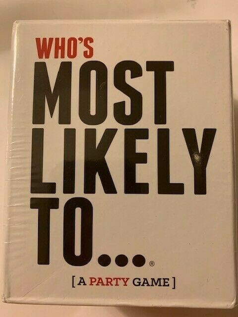 Who’s Most Likely to… A Card Party Game. For Friends Gathering BRAND NEW(2014)