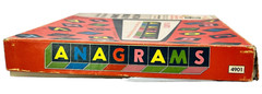 Milton Bradley Plastic Anagrams Game With Instructions – 95% Complete