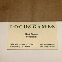 1992 Locus Games ‘Quadrature’ Strategy Game Development By Mark Steere TPB