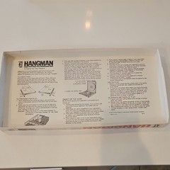 1976 Milton Bradley Hangman Vintage Word Game Strategy 2 Players 8-Adult