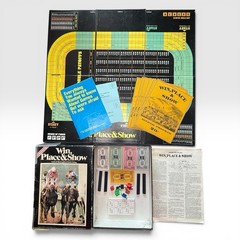 Avalon Hill Board Games Win, Place & Show Thoroughbred Horse Racing & Aquire 70s