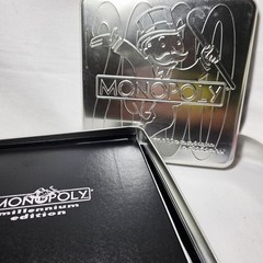 Monopoly Millenium Edition Complete in Silver Tin 2000 Age 8-Adult