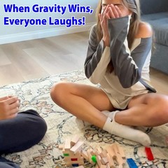 Wooden Blocks Stacking Game, Tumbling Tower and Balance Game, Family & Party …