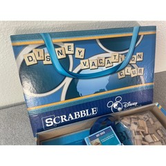 Disney Vacation Club Scrabble Board Game DVC Member Exclusive Travel Bag Set