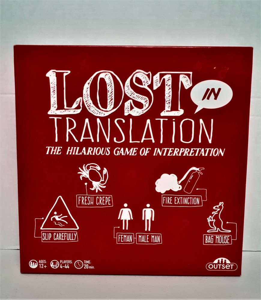 Lost In Translation The Hilarious Game Of Interpretation 2018 Outset NOB 1219