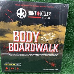Hunt a Killer Body on the Boardwalk Immersive Murder Mystery Game Board New