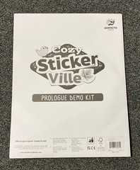 NEW PROMO Cozy Stickerville Unexpected Games Prologue Demo Kit PAX Convention