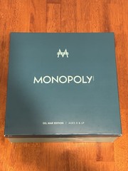 WS Game Company MONOPOLY Del Mar Shagreen Edition Luxury Board Game Brand New