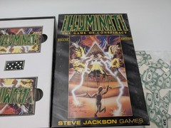 ILLUMINATI The Classic Game of Conspiracy Steve Jackson Games 100% Complete 2009