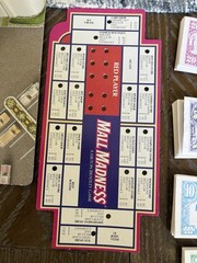 Vintage Electronic MALL MADNESS Board Game 1996 Milton Bradley, For Parts/Repair