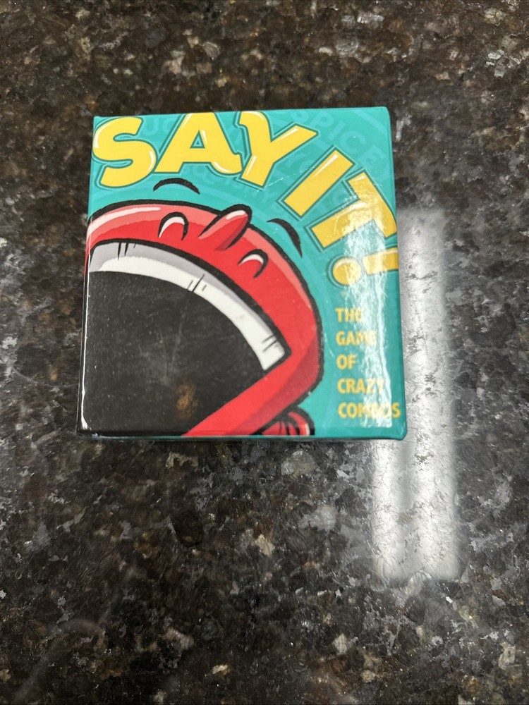 Say It! Creative Hilarious Fast-Thinking Shout-It-Out Party Game Gamewright