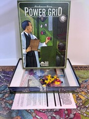 Friedemann Friese POWER GRID Board Game – Rio Grande Games Complete 2012 EUC