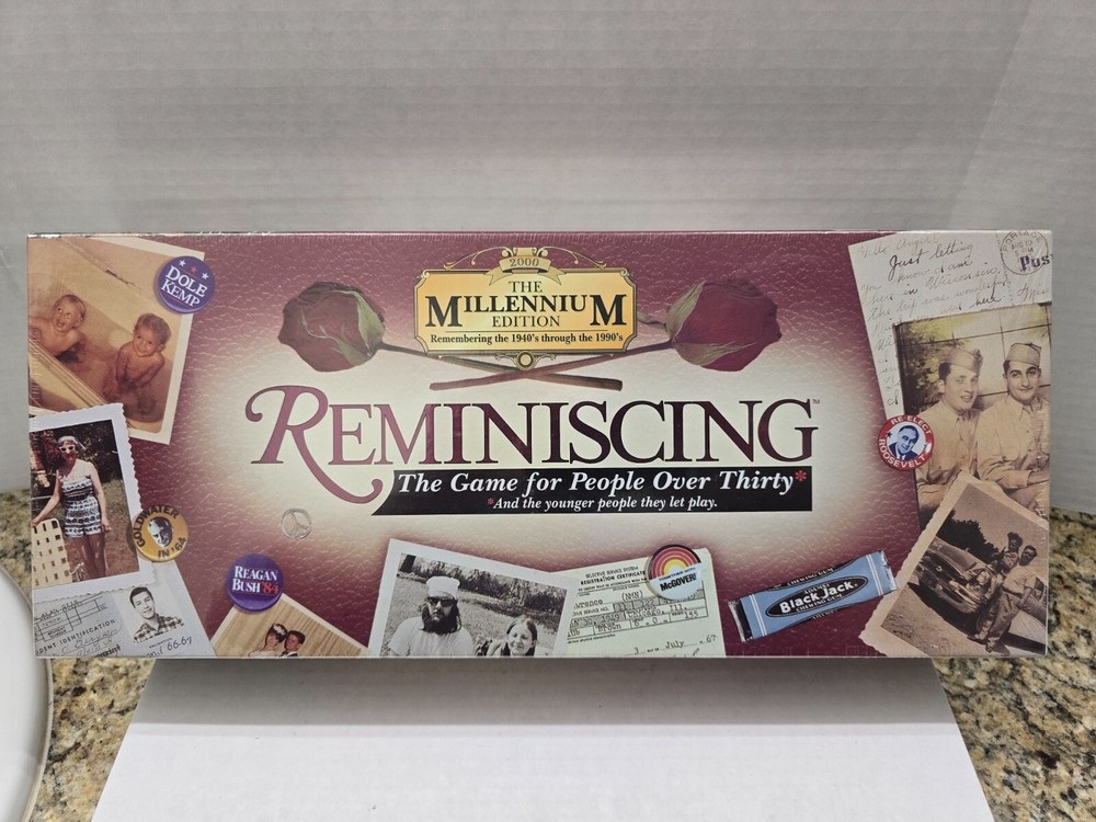 Reminiscing Board Game New Century Master Edition 1940’s through 1990’s Sealed