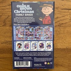 Charlie Brown Christmas Family Bingo Peanuts 2-8 player 8+ Years Family Fun