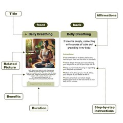 Somatic Therapy Exercise Cards – 40 Mindfulness Cards with Simple Practices, …