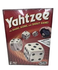 Yahtzee Classic Hasbro Dice Board Game New In Box Sealed Fun Family Word Lovers