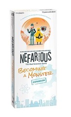 Nefarious: The Mad Scientist Game ~ Becoming A Monster Expansion ~ 2-6 Players