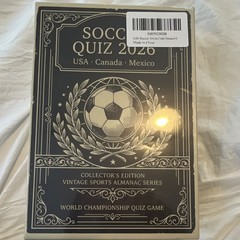 Soccer Quiz 2026 Collector’s Edition Sports Trivia Card Game 14+ 1+ Players