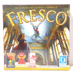 NEW SEALED 2014 Fresco Board Game w/ 3 Expansion Modules Queen Games