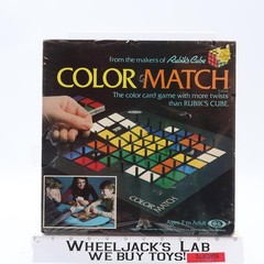 Rubik’s Cube Color Match Card Game 1982 Ideal Vintage NEW SEALED