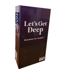 Lets Get Deep Questions For Couples Game Card Game For Date Night