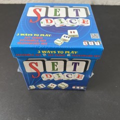 SET Dice Game 3 Ways To Play: Cubed Scramble Crossword 1-6 Players 100% Complete