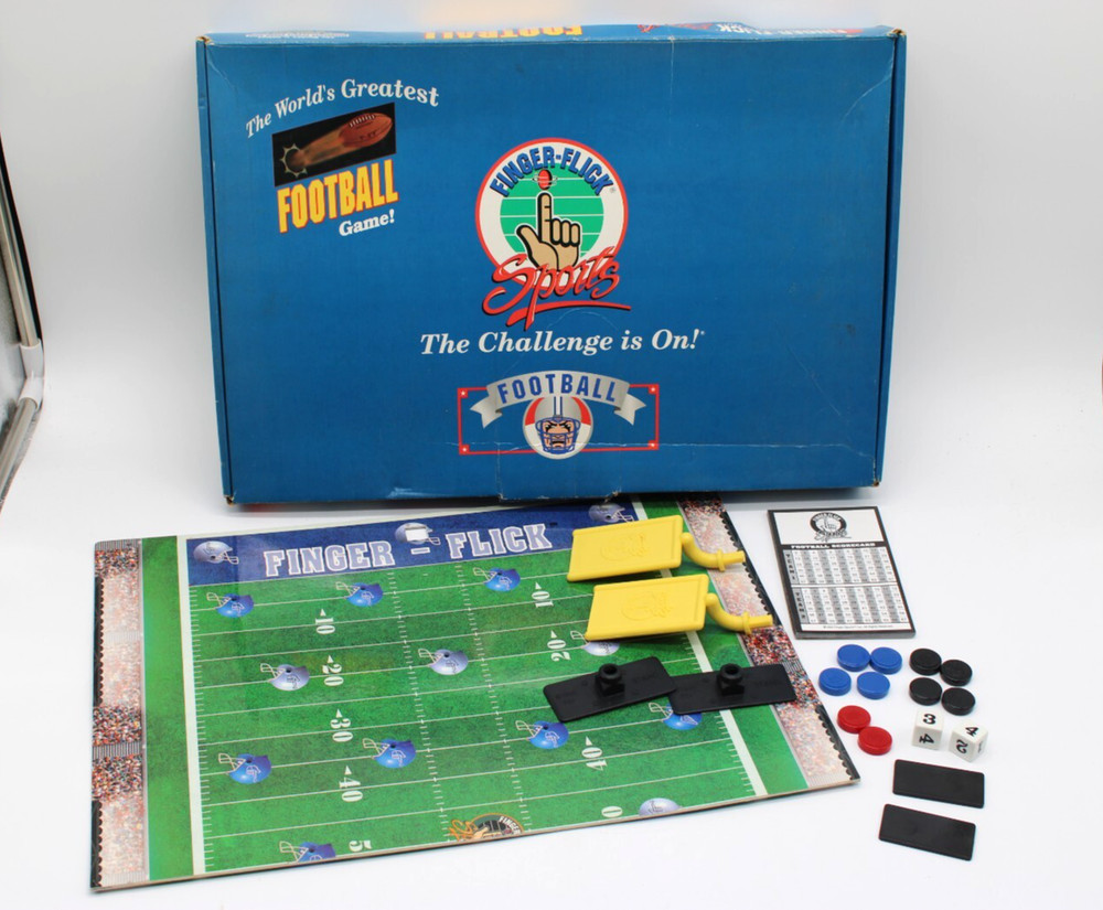 VTG Finger-Flick Sports Football Game – 1997 – LOTS of EXTRAS! See pics