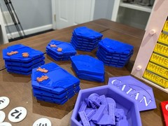 Settlers of Catan 5/6 PLAYER Base Board Game with Magnets 3D Printed