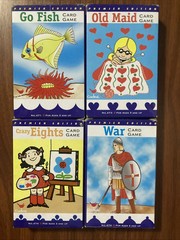 Kidz Collection Kidz Cardz 4 Jumbo Sized Card Games Tin Included