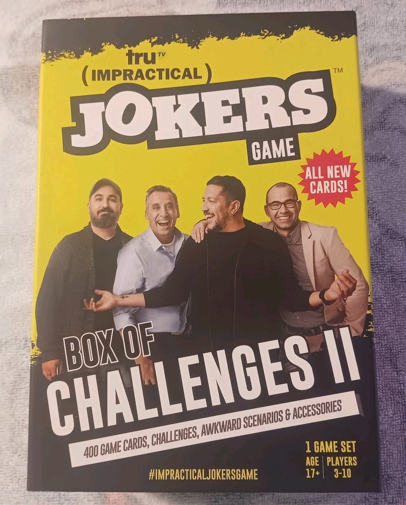 Impractical Jokers Box of Challenges 2 Party Game by Wilder Toys