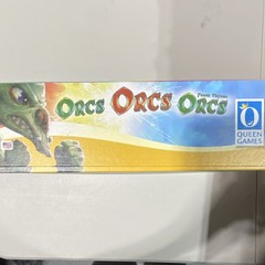 Queen Games Orcs Orcs Orcs Fantasy Board Game, Complete, Ages 10+, 2 Players