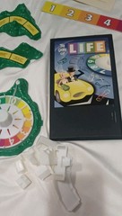 The Game Of Life Vintage Game Collection Wood Box Complete Used Nice With Wear.