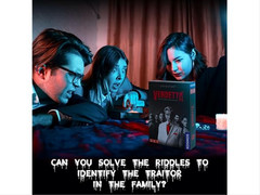 Masters of Crime: Vendetta Murder Mystery Game for 1-5 Players 16+ New