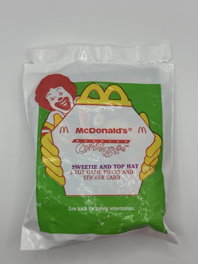 Gogo’s Crazy Bones – New Zealand Variant – Sealed McDonald’s Monster Bones Pack