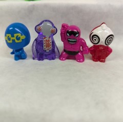 Gogos Crazy Bones Evolution Lot Of 28 Mixed Lot Various Characters and Colors