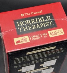 Horrible Therapist Game by Exploding Kittens Oatmeal 17+ NEW w/EXCLUSIVE PLAYMAT